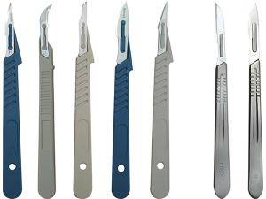 Surgical Scalpel Blade with Handle